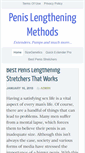 Mobile Screenshot of penislengthening.net